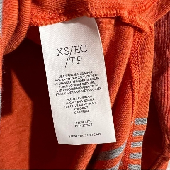 Cabi Style 4190 Hangout Tee in Bossa Nova Stripe Size XS - Picture 10 of 10